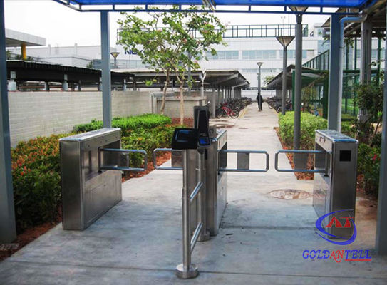 Intelligent DC 24V Access Control Security Swing Gate , Airport Swing Gates