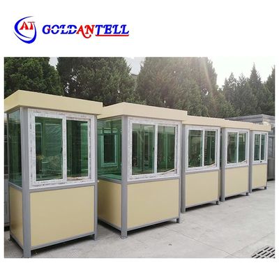 Steel Structure Prefabricated Sentry Box , security guard room Movble