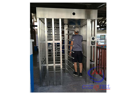 football exit 230volt electric Full Height Turnstiles price / rfid fingerprint open gate