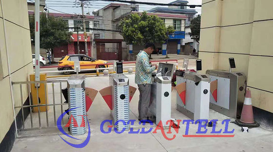 Swing Barrier Gate with Face Recognition RFID 20K Database DC12V 5W