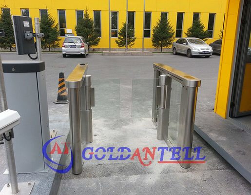 Stainless Steel Automatic Door Bidirectional Remote Control Security Turnstile Access Price Entrance Gate Pedestrian