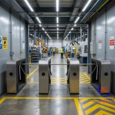 Intelligent Plant Tripod Turnstile Shift Management Real-name Entry for Manufacturing Workshop and Production Unit CE