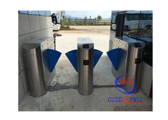 Half Height Portable Security Turnstile Gate Lock 304 SS With Rfid Coins Acceptor