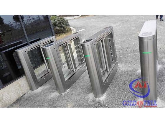 Intelligent Bi Directional Turnstile QR Code 3 Lanes Fingerprint Turnstile
