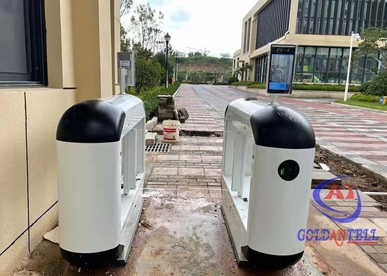 600mm - 900mm Fingerprint Turnstile Flap Barrier Turnstile For Sale Entrance Access