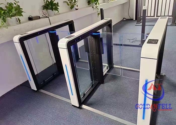 Màu tùy chỉnh Kiểm soát truy cập màu trắng Cửa quay Cổng tốc độ vượt rào chắn nhanh Swing