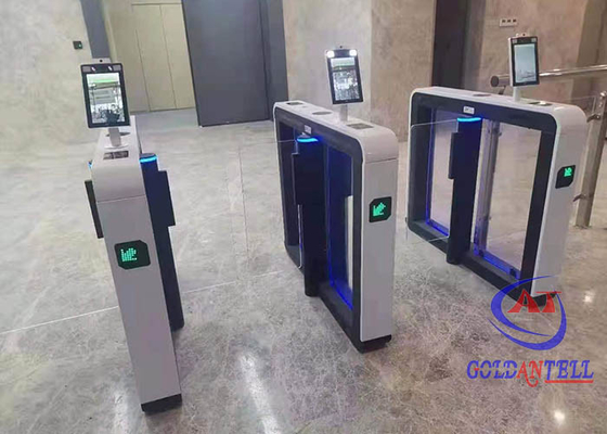 Cửa sổ kiểm soát ra vào bằng rào chắn Swing điện tử với hệ thống bộ đếm máy quét nhiệt an ninh