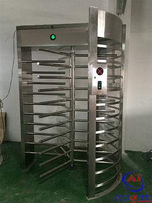 Revolving Security Full Height Turnstile Speed Gate Systems With Card Reader System
