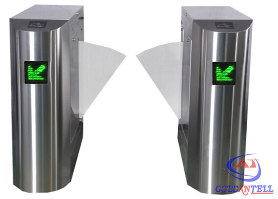 Cổng rào chắn có thể thu vào bằng thép không gỉ, Cửa quay điều khiển đa hướng hai chiều