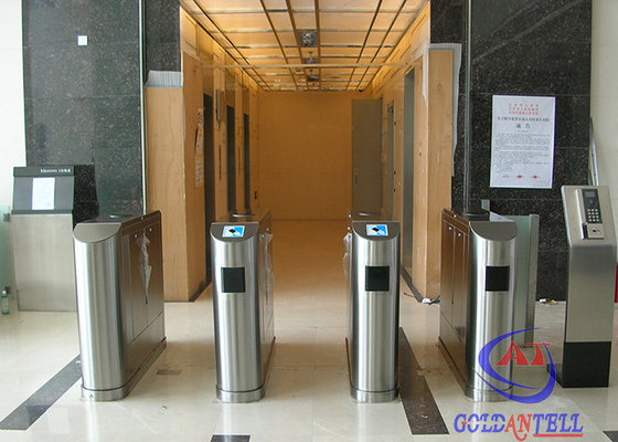 Kiểm soát truy cập sinh trắc học Flap Barrier, Cổng Barrier hoàn toàn tự động cho Thư viện / Nhà hát