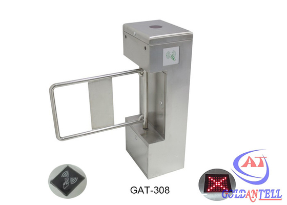 Cổng rào chắn xoay bằng thép không gỉ bền Cổng RS485 Cổng rào chắn xoay