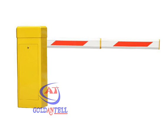 Vehicle Parking Access Electric Automatic Straight Arm Barrier Gate With Powder Coated