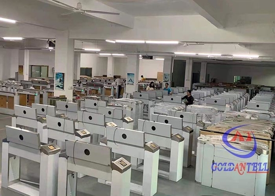 Thiết bị đầu cuối nhận dạng khuôn mặt cổng xoay RFID tự động cho tòa nhà văn phòng