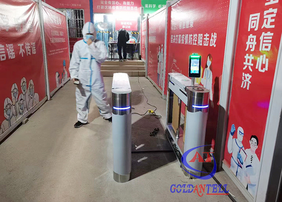 Cổng quay tốc độ không thấm nước Chống dịch bệnh với Nhận dạng khuôn mặt / Kiểm tra nhiệt độ
