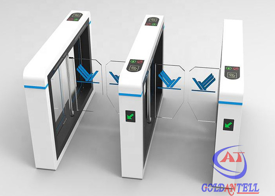 Cổng quay an ninh mỏng bằng thép không gỉ 304 cho phòng tập thể dục của chính phủ tàu điện ngầm