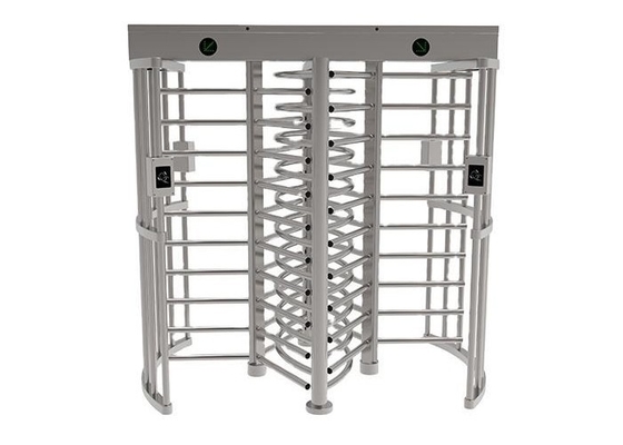 Người đi bộ Cổng xoay chiều cao hoàn toàn bằng hai chiều Thẻ RFID / Kiểm soát truy cập bằng vân tay