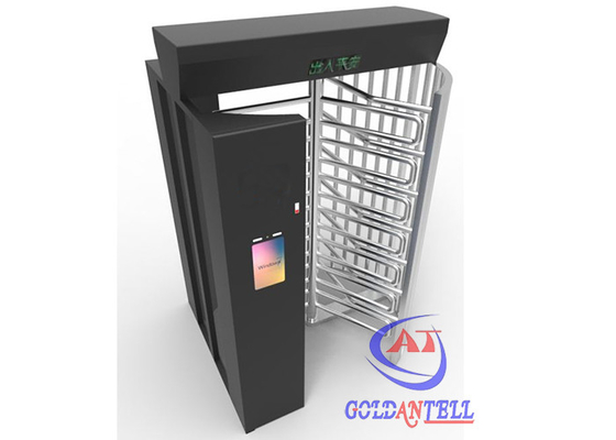 Nhận dạng vân tay trên khuôn mặt Bảo mật cao Cửa quay chiều cao đầy đủ ngoài trời IP62