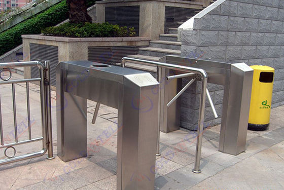 LED Indicate Access Control Tripod Turnstile Gate / CE Waist Height Turnstiles