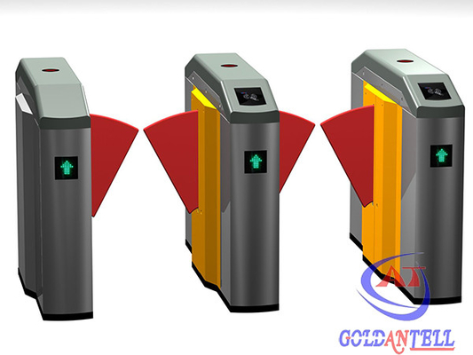 TCP IP Cánh cổng rào chắn Chiều cao thắt lưng Cửa quay bằng thép không gỉ Hai chiều