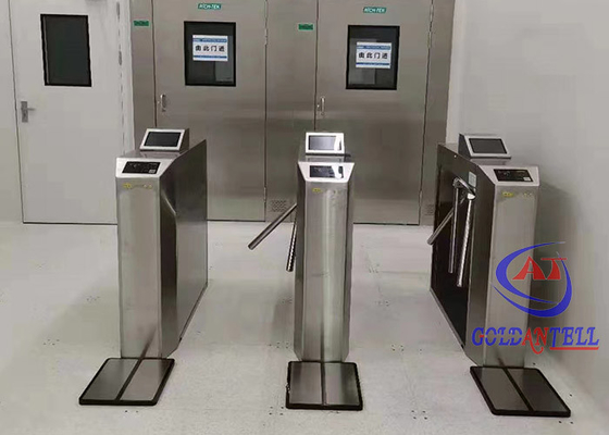 Ba lối đi Cổng xoay chân máy điện ESD 3 cánh tay cho hội thảo