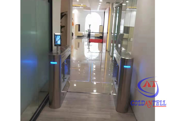 Hệ thống nhận diện khuôn mặt có chiều cao đầy đủ Servo Slim Swing Barrier Gate Gym
