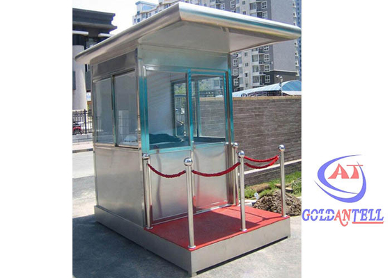 Kinh tế Nhà bán vé di động đúc sẵn Hộp an ninh ngoài trời Hộp Sentry có bánh xe