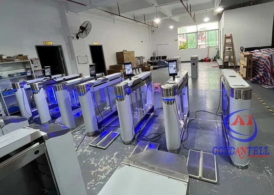 Nhà tù Hai lối đi Cửa lật Cửa kính tự động Bảo mật cao