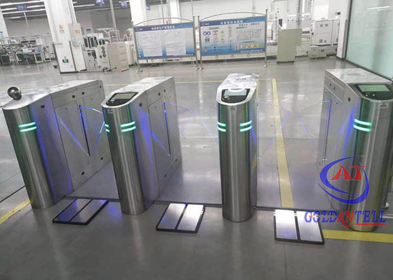 Cửa quay lật tự động chuyên nghiệp Cổng thép không gỉ 304 cho lối vào dài 3 mét