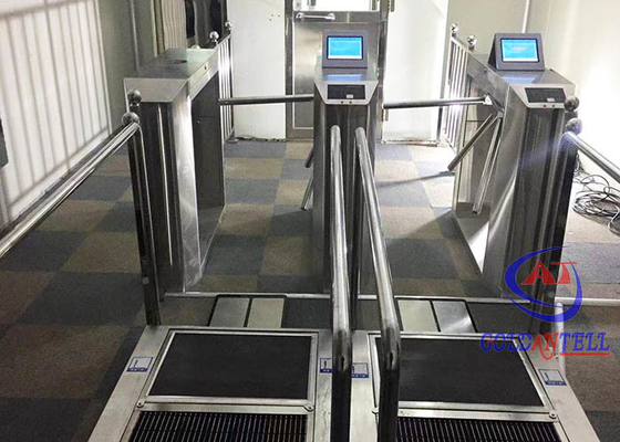 Cửa quay tự động hoàn toàn bằng thép không gỉ Cửa quay quay 600mm Nhận dạng khuôn mặt