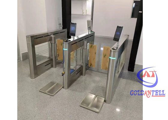 Tốc độ nhanh Swing Barrier Turnstile 45persons / Min For Subway Station Mall