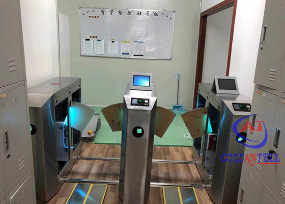 Kiểm soát truy cập cổng xoay an toàn với màn hình LCD Đầu đọc mã QR Đầu đọc NFC