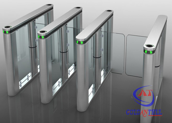 Đầu đọc dấu vân tay thẻ RFID Cổng Swing Barrier cho nhà ở và tòa nhà văn phòng