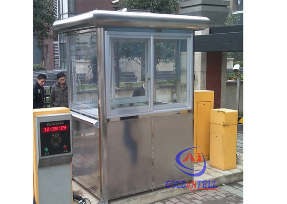 Bảo vệ môi trường Hộp đựng hàng nhỏ Sentry Booth sơn tốt