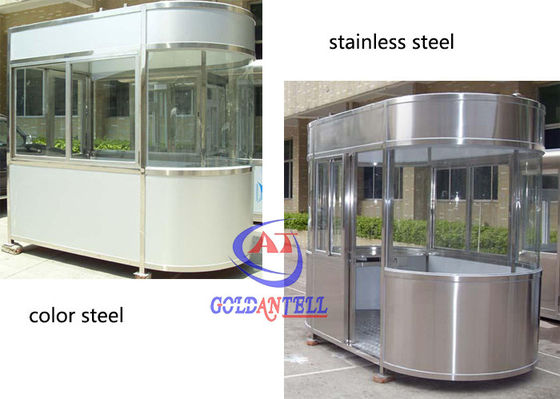 Bảng điều khiển bằng thép không gỉ di động Phòng bảo vệ an ninh Bố trí linh hoạt