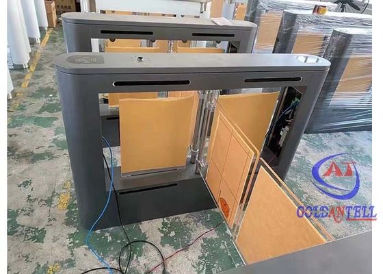 Stainless Steel Mechanical Turnstile Dual Lane Access Control Turnstiles For Supermarket