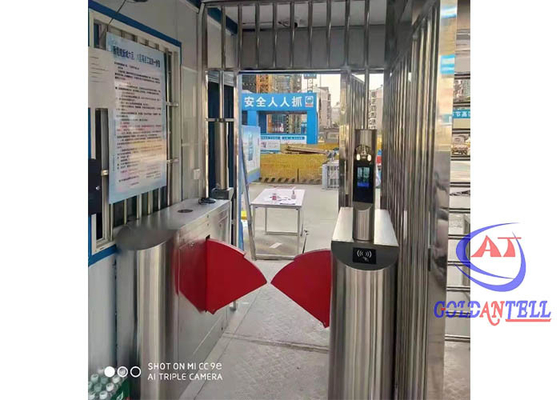 Cửa quay kiểm soát truy cập tự động thông minh chống nước IP54 cho công viên giải trí tàu điện ngầm