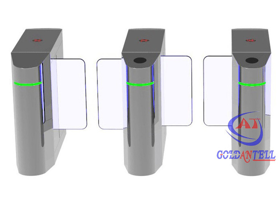 Quick Pass RFID Security Turnstile Gate Động cơ không chổi than Nhận dạng khuôn mặt sinh trắc học