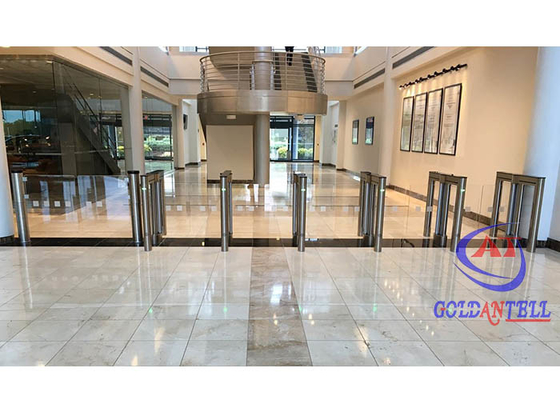 Cửa quay cổng tốc độ nhiều kênh với nhận dạng khuôn mặt / NFC cho phòng trưng bày nghệ thuật