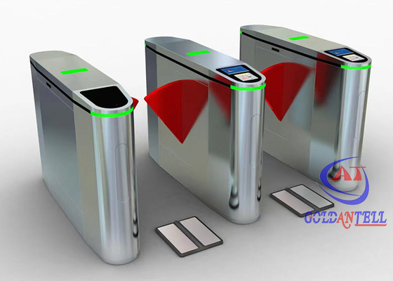 Cơ chế thông minh Cổng ESD Máy quét sinh trắc học Flap Cổng quay với phần mềm miễn phí