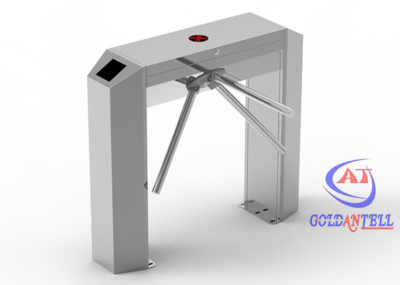 Hệ thống kiểm soát truy cập cổng quay ba chân bán tự động với đầu đọc RFID