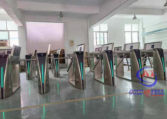 Kiểm soát truy cập ngoài trời Turnstiles Thép không gỉ chống gỉ với đèn LED