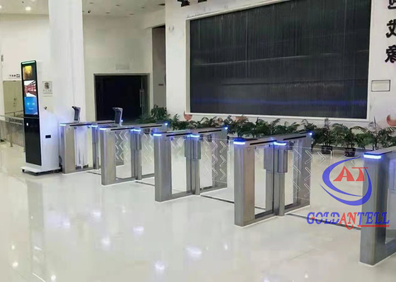 Phòng tập thể dục Khách sạn Sân bay Cổng rào chắn xoay với nhận dạng khuôn mặt / Truy cập NFC