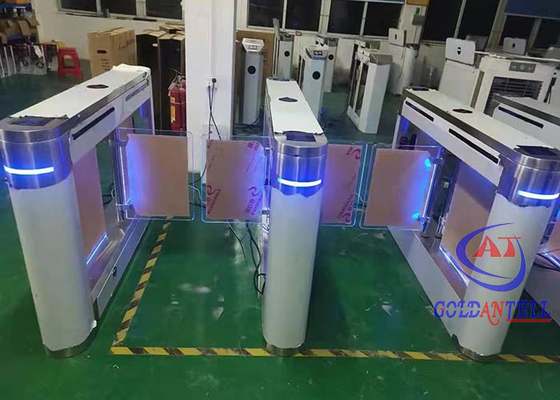 SS304 Anti Tailing Face Recognition Cổng kiểm soát truy cập cửa quay chiều cao đầy đủ