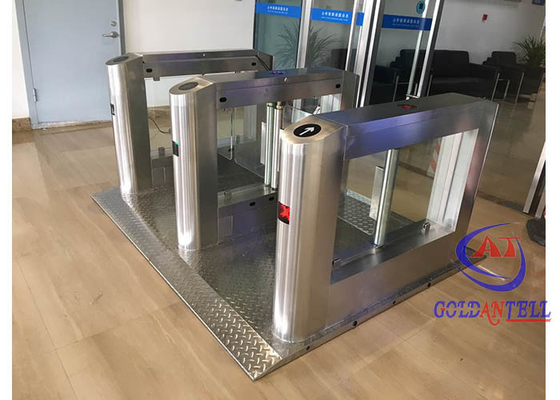 Dấu vân tay sinh trắc học Cửa quay cửa quay RFID Tòa nhà văn phòng Cửa quay kính