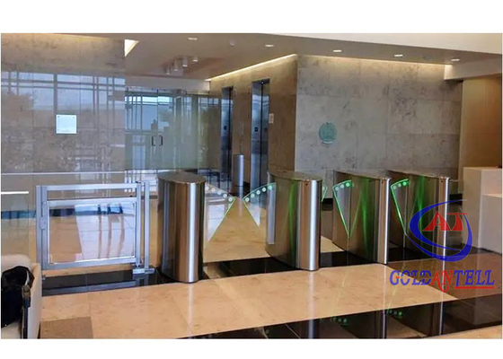 Hệ thống chấm công hàng rào nhận dạng khuôn mặt quay vòng thẻ RFID với báo động LED