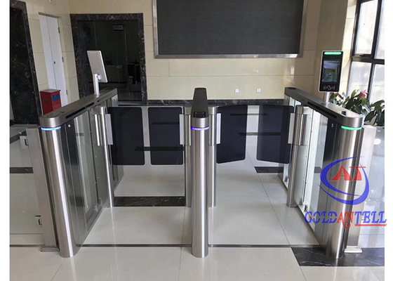 Chiều cao eo Cổng an ninh văn phòng Cổng quay vòng Nhận dạng khuôn mặt RFID Cổng rào cản