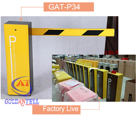 Rào chắn xe tự động bằng thép không gỉ Lối vào điện tử với cánh tay thẳng dài 4m