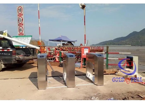 Cổng quay ba chân hai hướng IP54 với kiểm soát truy cập nhận dạng khuôn mặt RFID