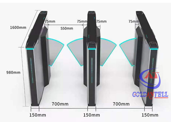 Cổng rào cản tiêu chuẩn / tùy chỉnh Tốc độ 0,2 giây với kiểm soát truy cập
