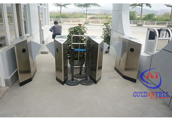 Cửa quay kiểm soát truy cập ESD RS485 với đầu đọc dấu vân tay / vé / thẻ